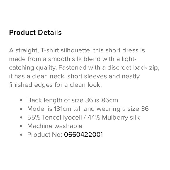 Cos - Silk Blend Dress - Picture 3 of 5